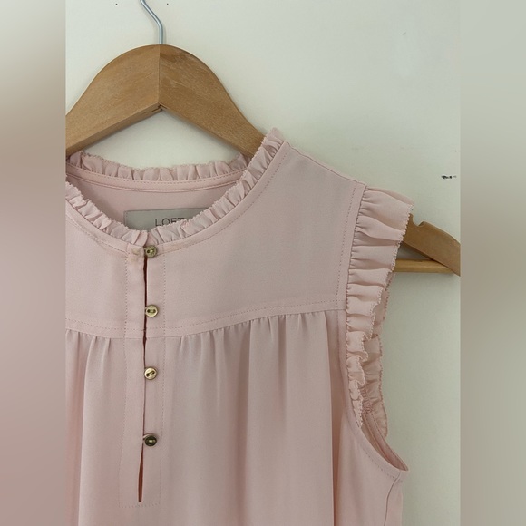 Loft Pink XSP Sleeveless Blouse - Picture 2 of 5